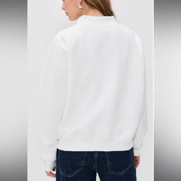Parke mockneck white and navy - Picture 5 of 6